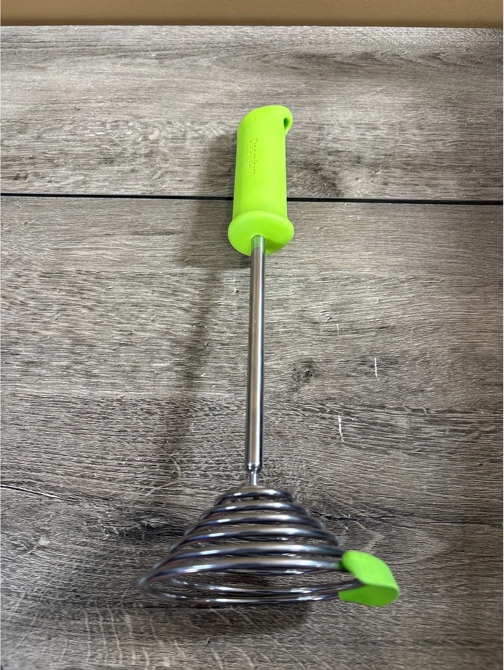 Dreamfarm Potato Masher with Green Handle